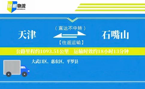 天津到石嘴山物流公司