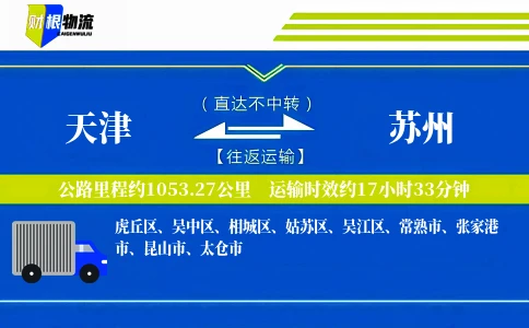 天津到苏州物流公司