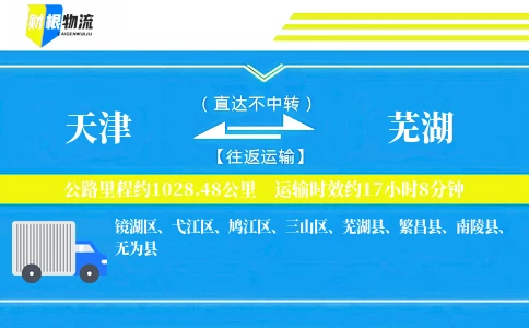 天津到芜湖物流公司