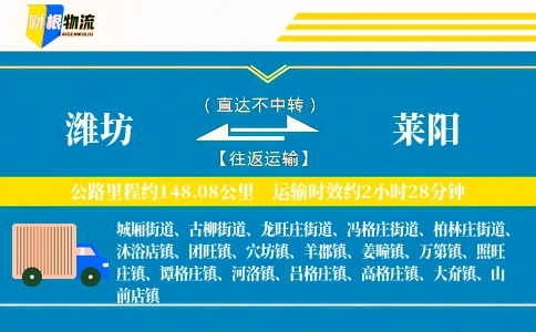 潍坊到莱阳物流公司
