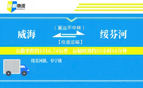 威海到绥芬河物流公司