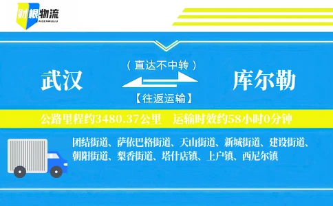 武汉到库尔勒物流公司