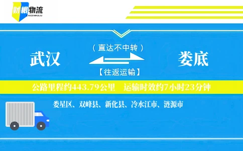武汉到娄底物流公司