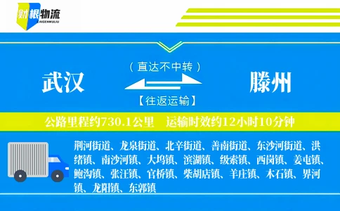武汉到滕州物流公司