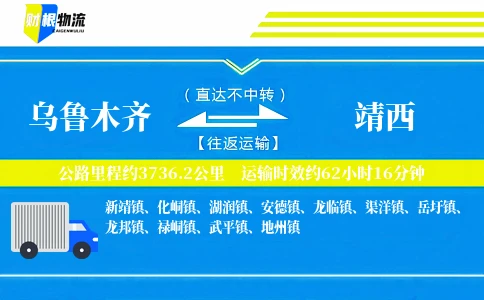 乌鲁木齐到靖西物流公司