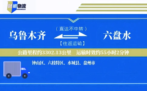 乌鲁木齐到六盘水物流公司