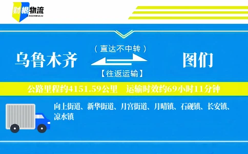 乌鲁木齐到图们物流公司