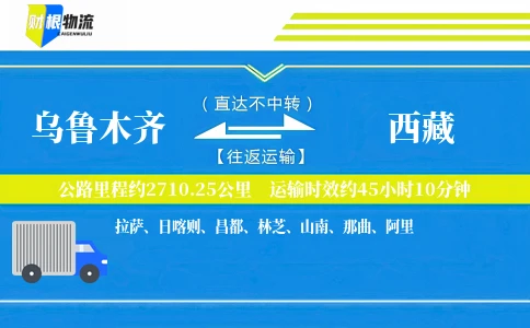乌鲁木齐到西藏物流公司