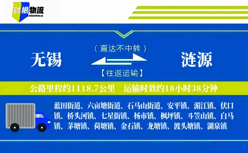 无锡到涟源物流公司