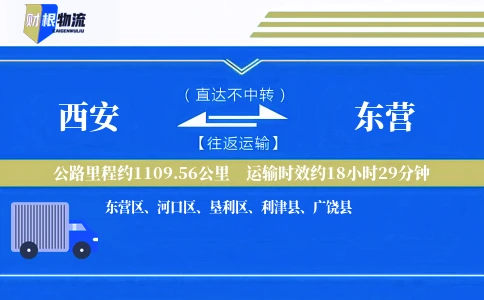 西安到东营物流公司