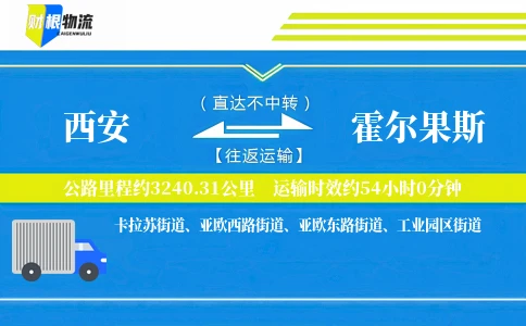 西安到霍尔果斯物流公司