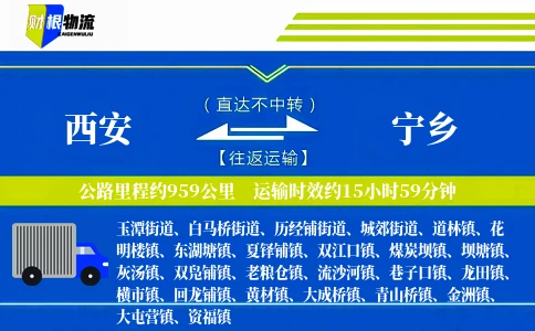 西安到宁乡物流公司