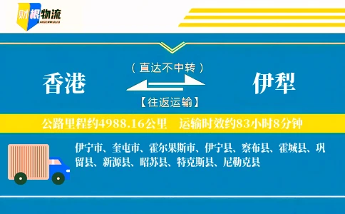 香港到伊犁物流公司