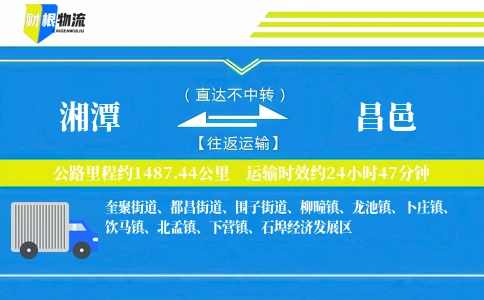 湘潭到昌邑物流公司