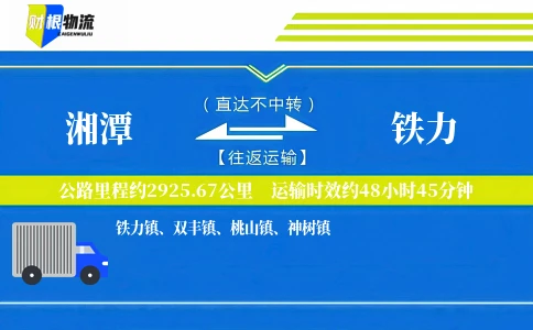 湘潭到铁力物流公司