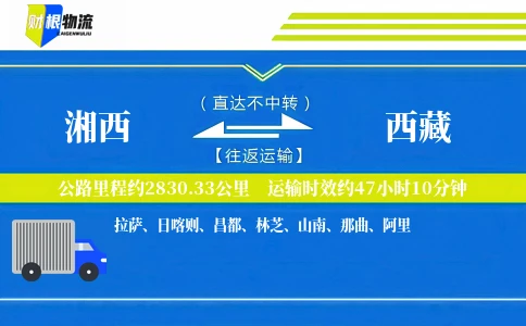 湘西到西藏物流公司