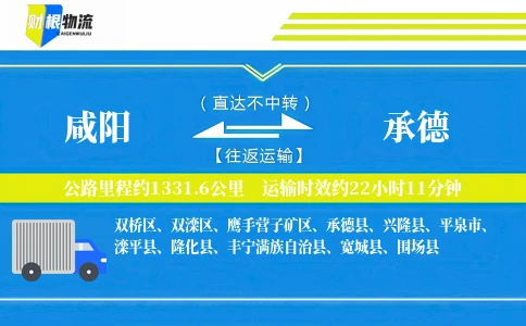咸阳到承德物流公司