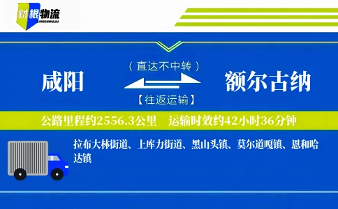咸阳到额尔古纳物流公司