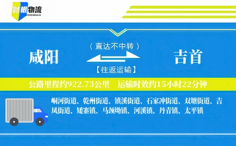 咸阳到吉首物流公司