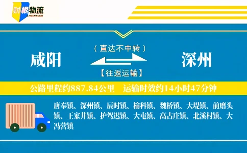 咸阳到深州物流公司