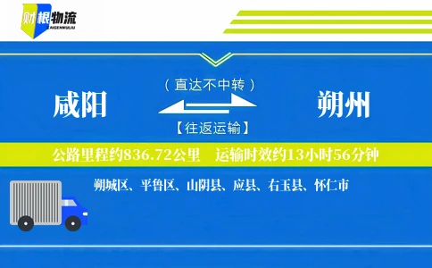 咸阳到朔州物流公司