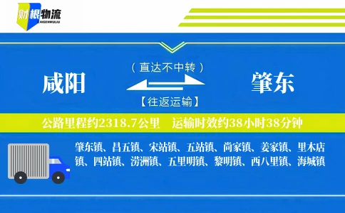 咸阳到肇东物流公司