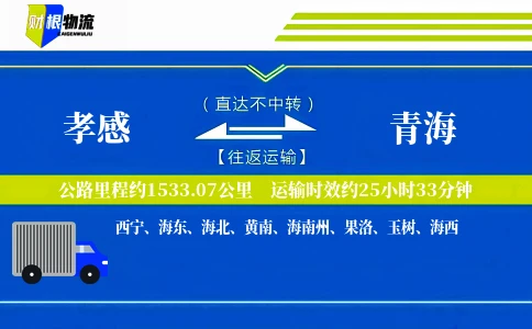 孝感到青海物流公司