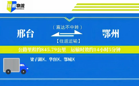 邢台到鄂州物流公司