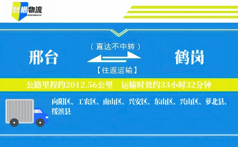 邢台到鹤岗物流公司