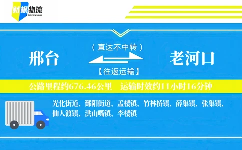 邢台到老河口物流公司