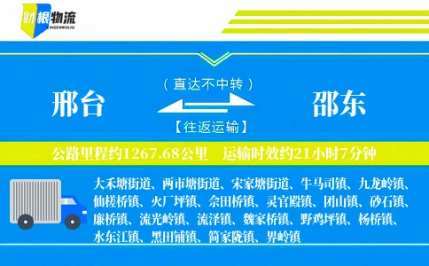 邢台到邵东物流公司