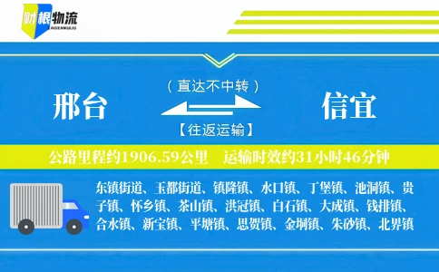 邢台到信宜物流公司