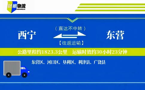 西宁到东营物流公司