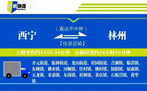 西宁到林州物流公司
