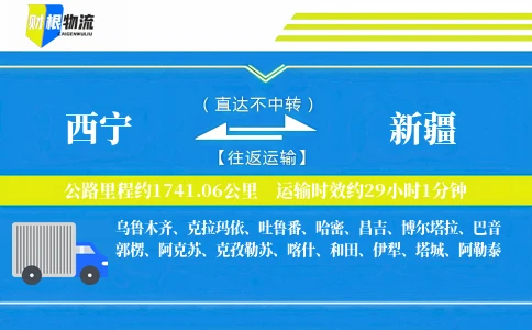 西宁到新疆物流公司