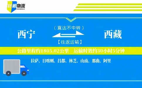 西宁到西藏物流公司