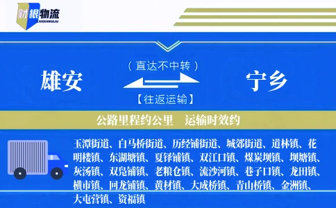 雄安到宁乡物流公司