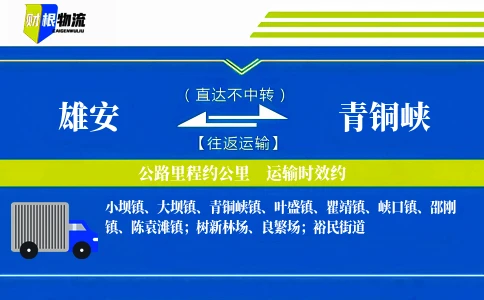 雄安到青铜峡物流公司