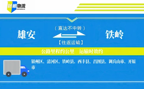 雄安到铁岭物流公司