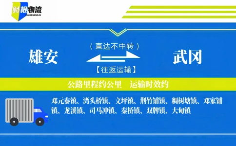 雄安到武冈物流公司