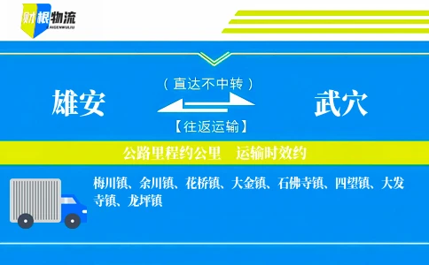 雄安到武穴物流公司