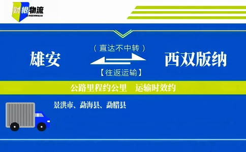 雄安到西双版纳物流公司