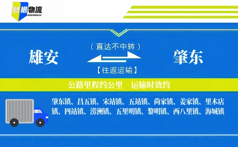 雄安到肇东物流公司