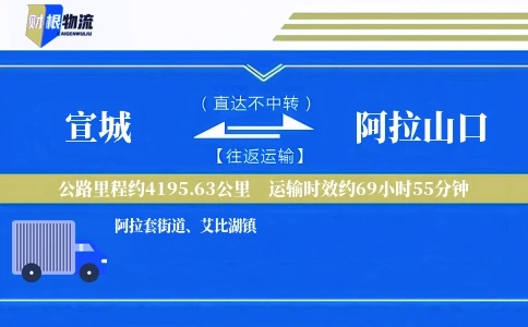 宣城到阿拉山口物流公司