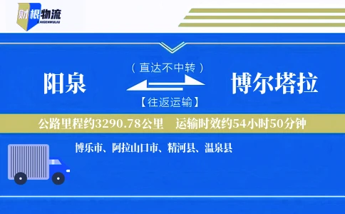 阳泉到博尔塔拉物流公司