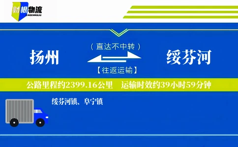 扬州到绥芬河物流公司