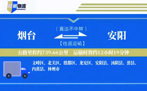 烟台到安阳物流公司