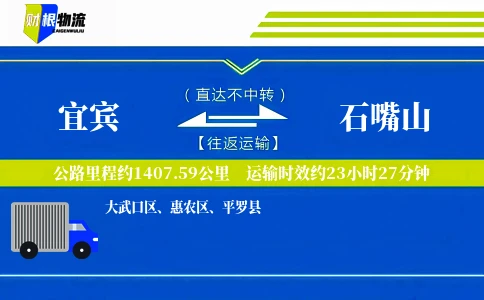 宜宾到石嘴山物流公司