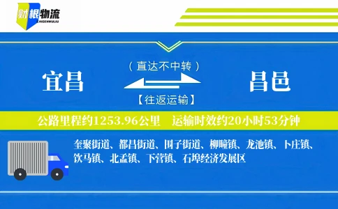 宜昌到昌邑物流公司