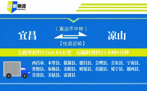 宜昌到凉山物流公司